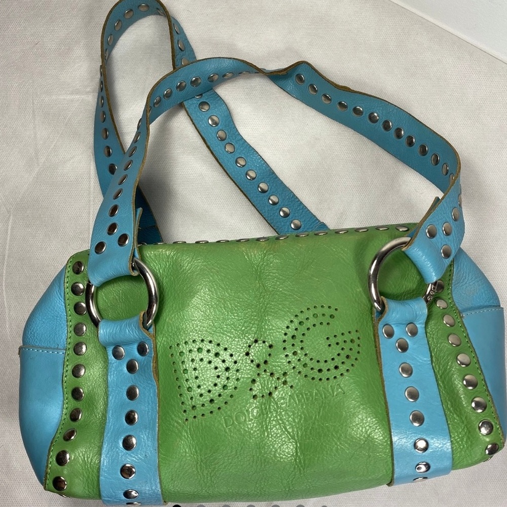 Vintage Dolce & Gabbana Studded Leather Bag